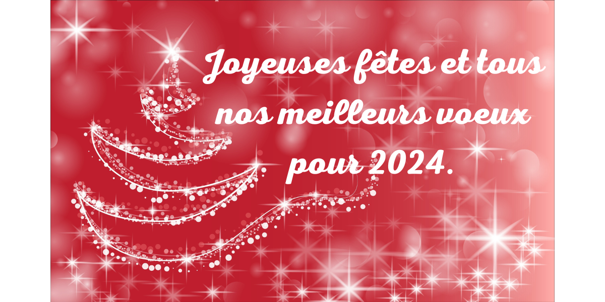 Passez un Joyeux temps des fêtes et une bonne année 2024 ! – Tennis Laval